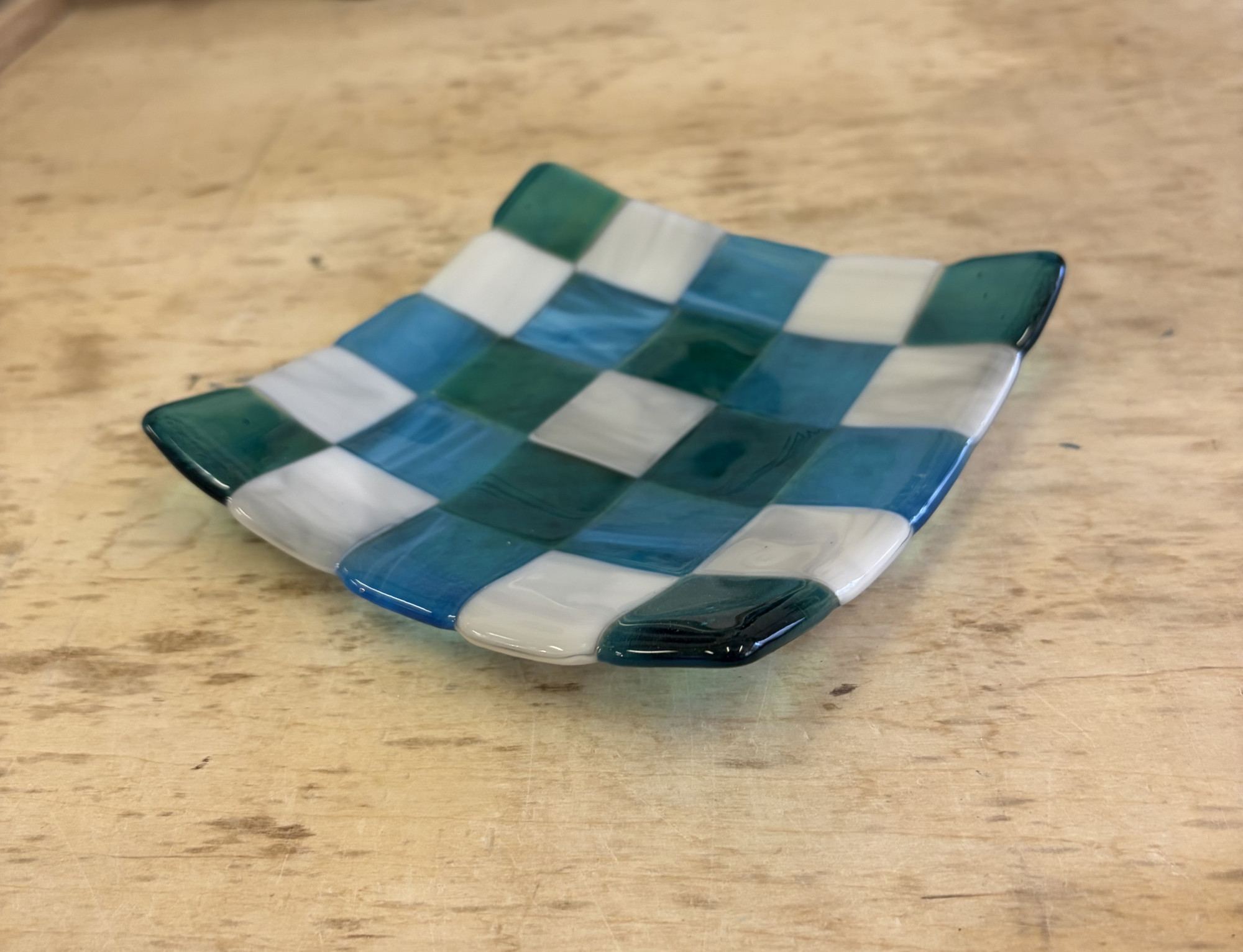 Handmade Designed Glass Plates