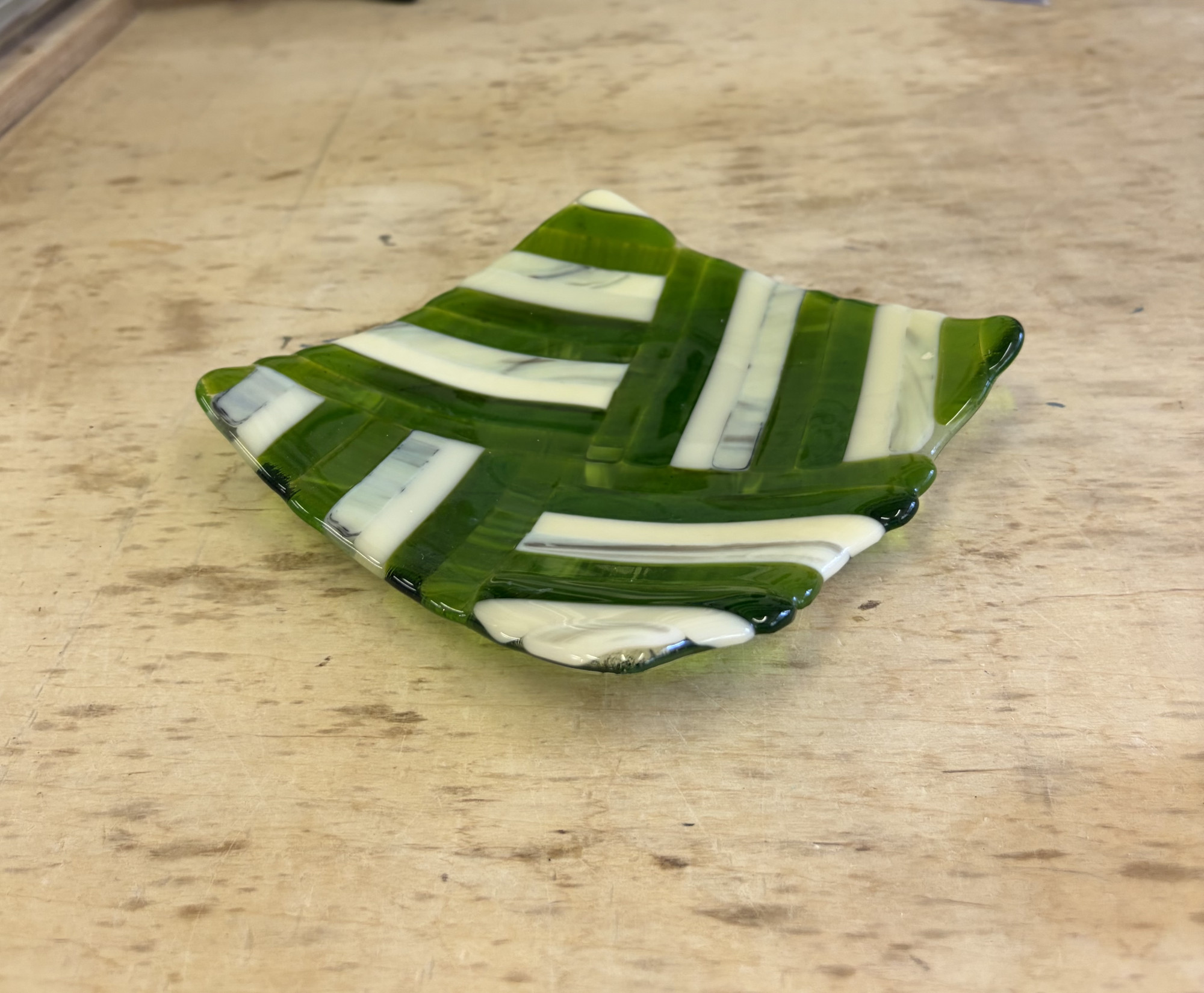 Handmade Designed Glass Plates