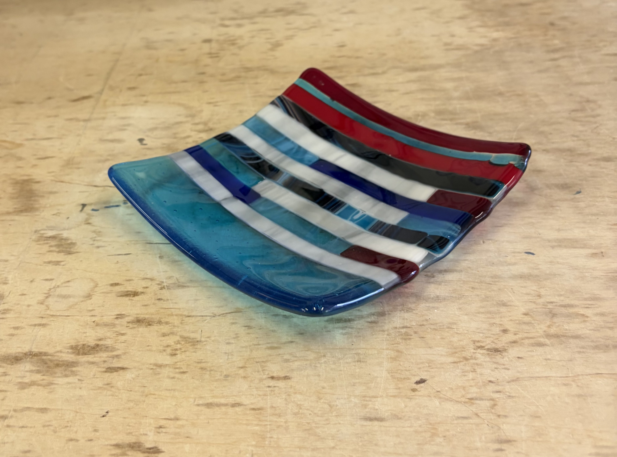 Handmade Designed Glass Plates