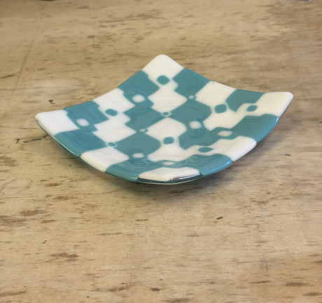 Aqua Checkerboard